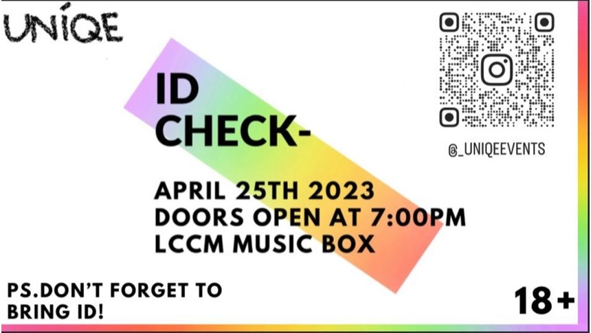 ID CHECK takes over on Tuesday from 7PM
