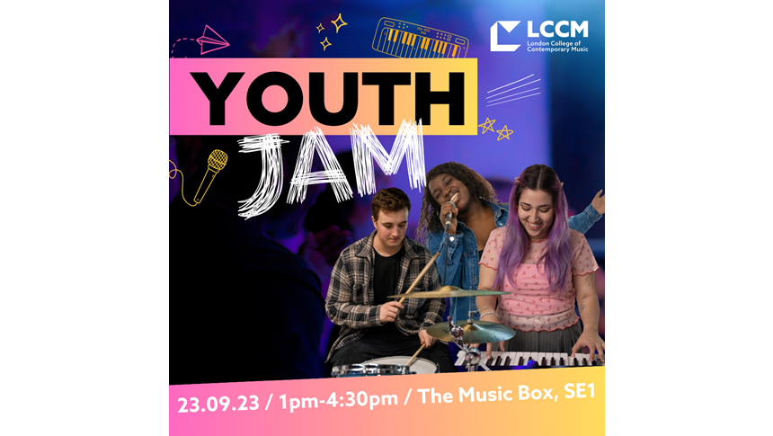 Are you a young musician aged 14-18, or know one? LCCM’s Youth Jam is back on Saturday 23rd September!