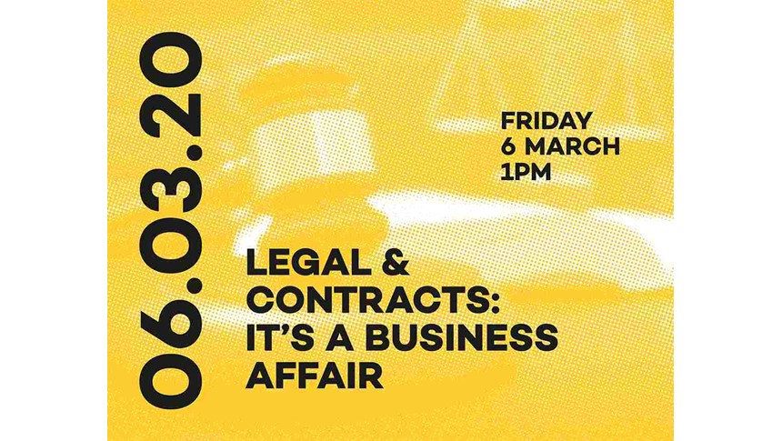 Legal & Contracts: It’s a business affair