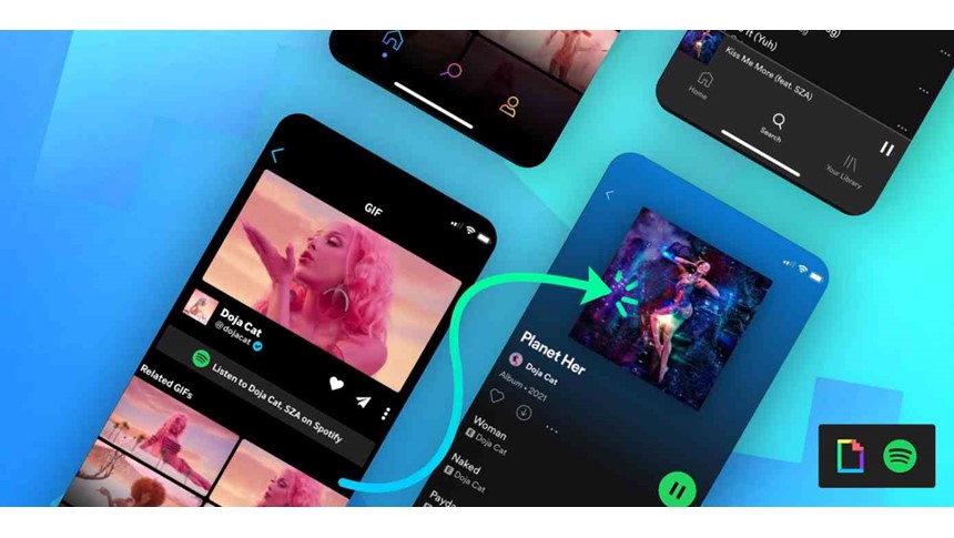 Spotify team up with GIPHY