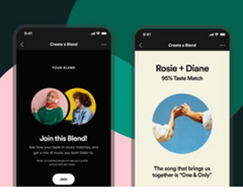 Spotify launches new shared 'blend' playlist