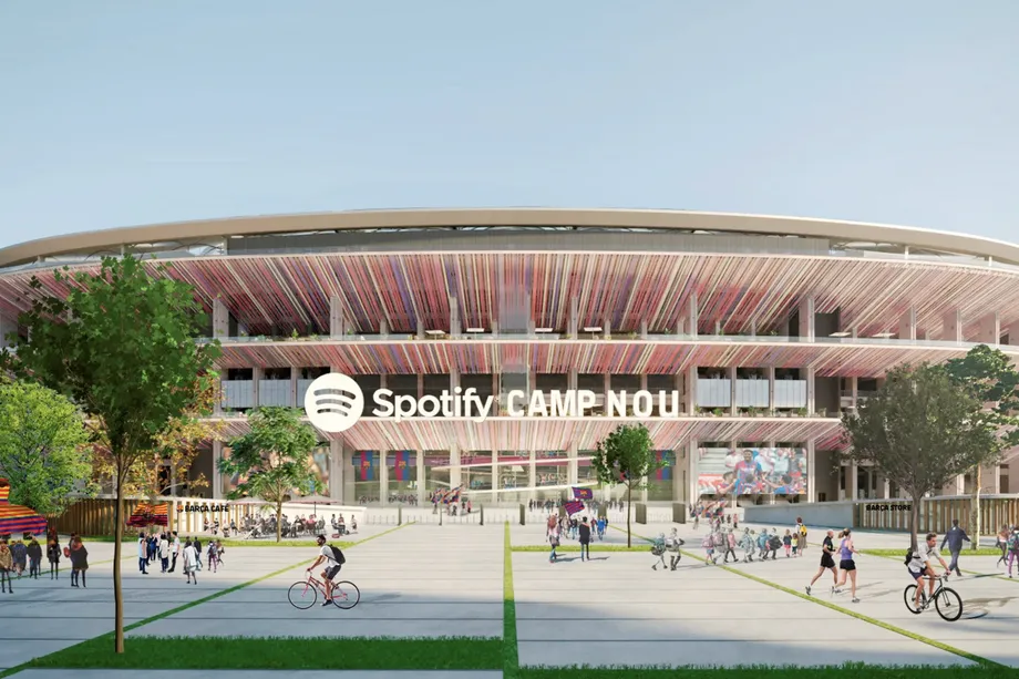 Spotify agree sponsorship for FC Barcelona including the iconic Camp Nou