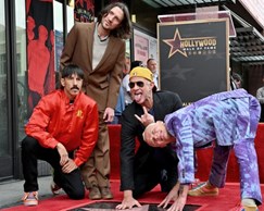 Red Hot Chili Peppers get a star on the Hollywood Walk of Fame