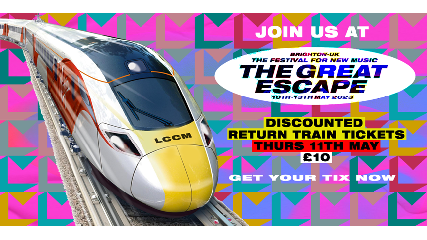 All aboard the LCCM Express to The Great Escape next Thursday 11th! 