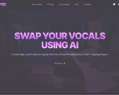 Another new product launch: VoiceSwap. 