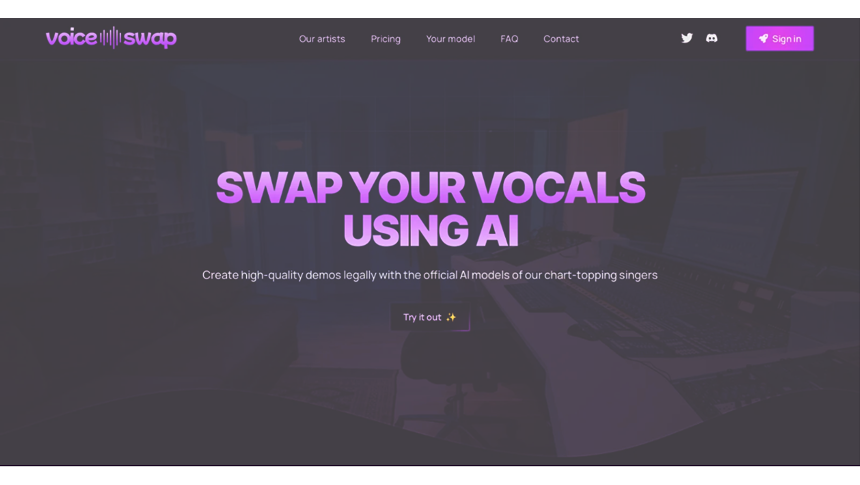 Another new product launch: VoiceSwap. 
